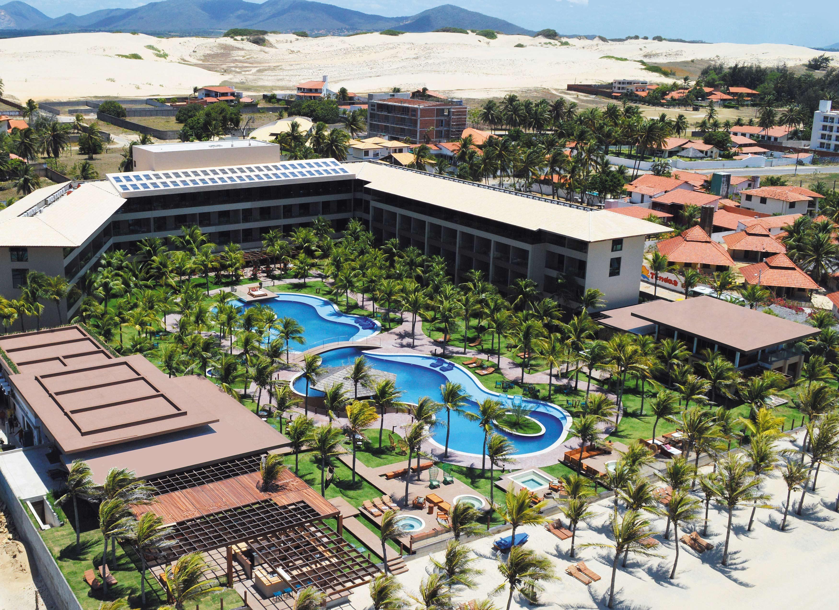 Carmel Cumbuco Resort Экстерьер фото Aerial view of the resort
