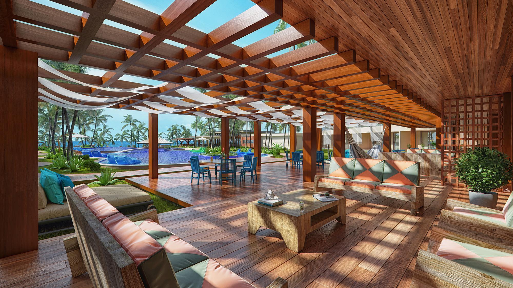 Carmel Cumbuco Resort Экстерьер фото The interior of the resort