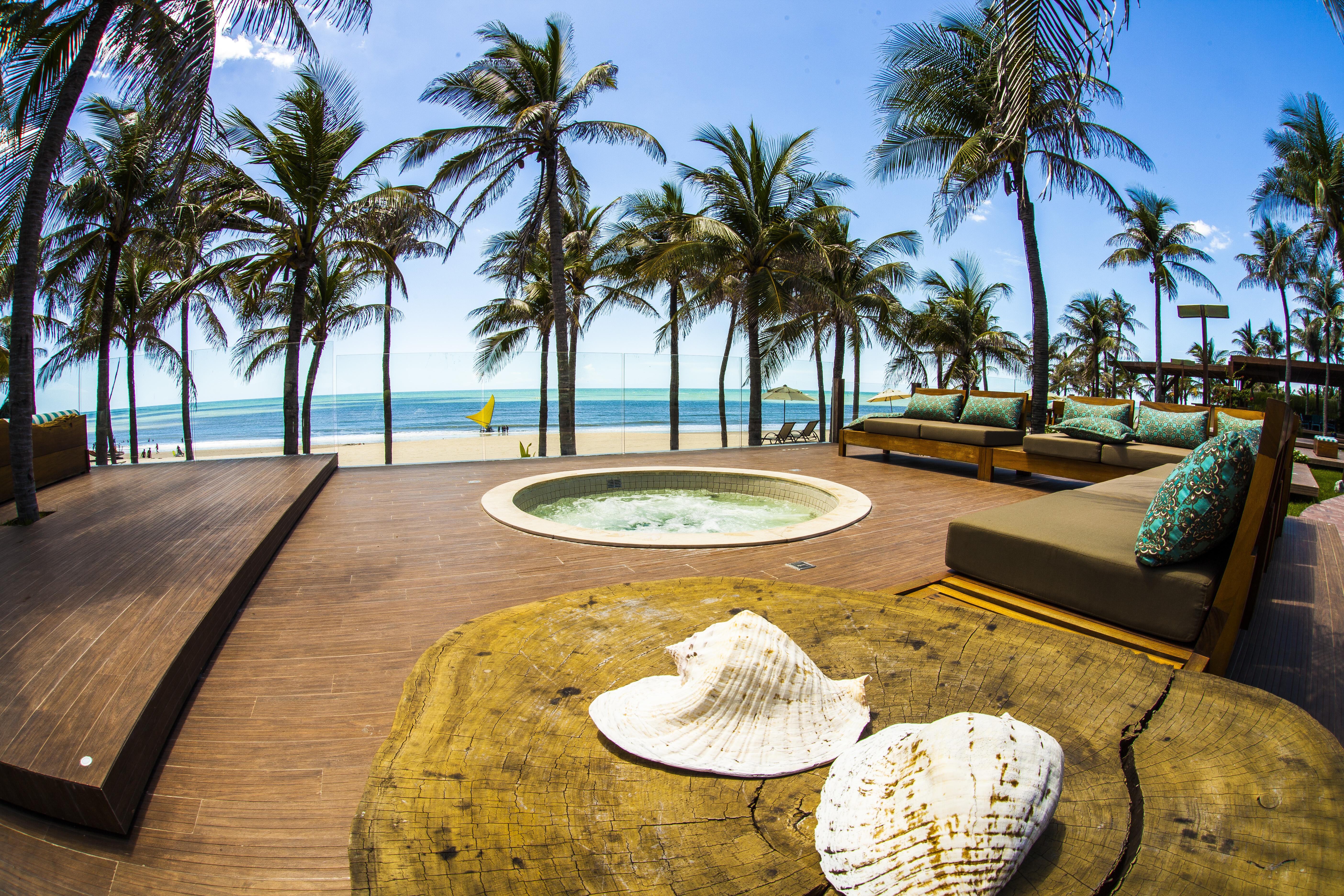Carmel Cumbuco Resort Экстерьер фото The beach at the resort